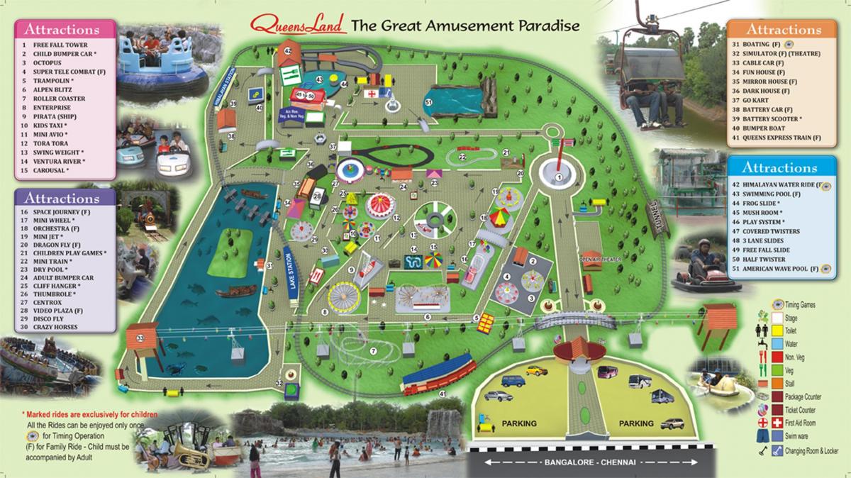 mapa de Queensland Chennai