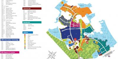 Mapa de Mahindra cidade Chennai